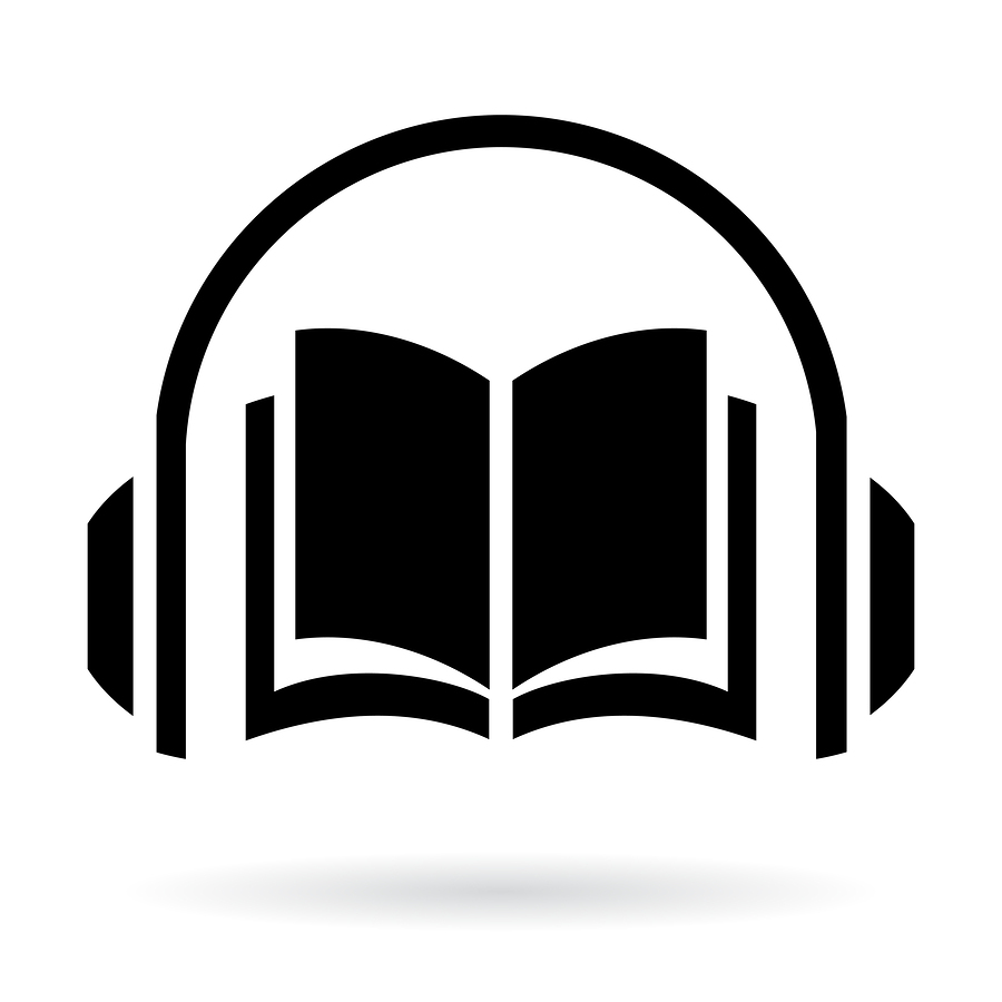 Audio guide icon isolated on white background