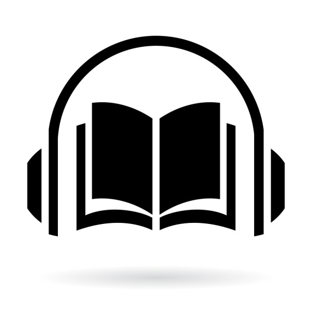 Audio guide icon isolated on white background